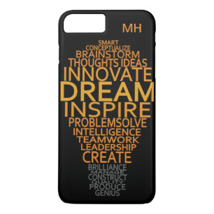 Individuelle monogramm-Hüllen für Inspirationslamp Case-Mate iPhone Hülle
