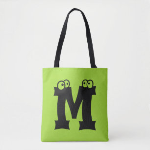 Individuelle Monogramm- und Farbtaschen
