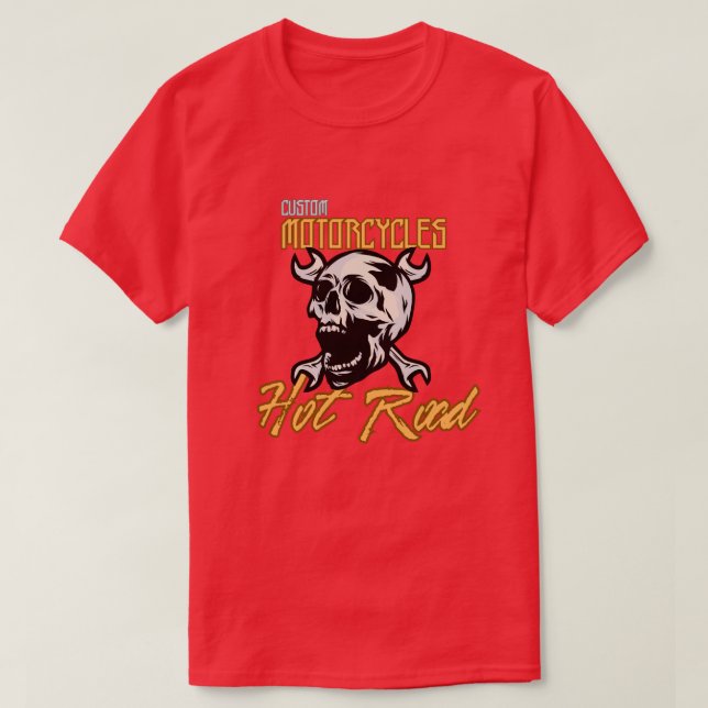 Individuelle Motorräder T-Shirt (Design vorne)