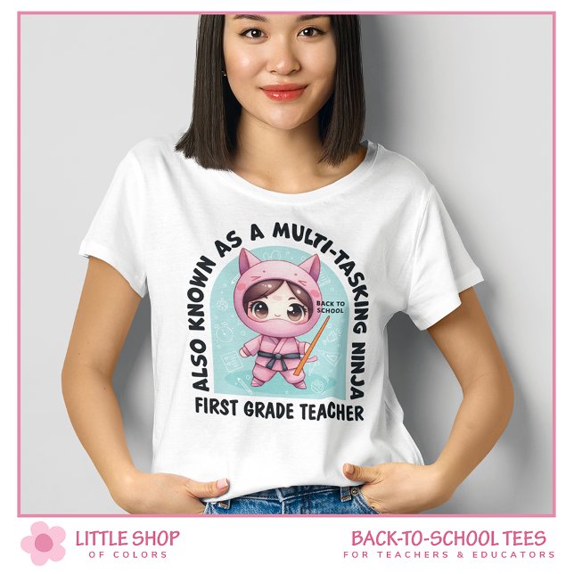 Individuelle Multi-Tasking Ninja Erster Klasse Leh T-Shirt (Von Creator hochgeladen)