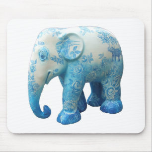 Individuelle Muster-Blume Rose Weinkultur und Erde Mousepad
