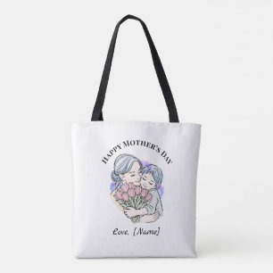 Individuelle Muttertags-Tasche für Mutter und Kind