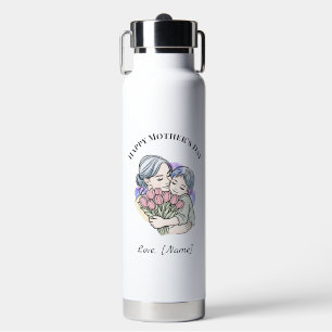 Individuelle Muttertags-Wasserflasche für Mutter u Trinkflasche