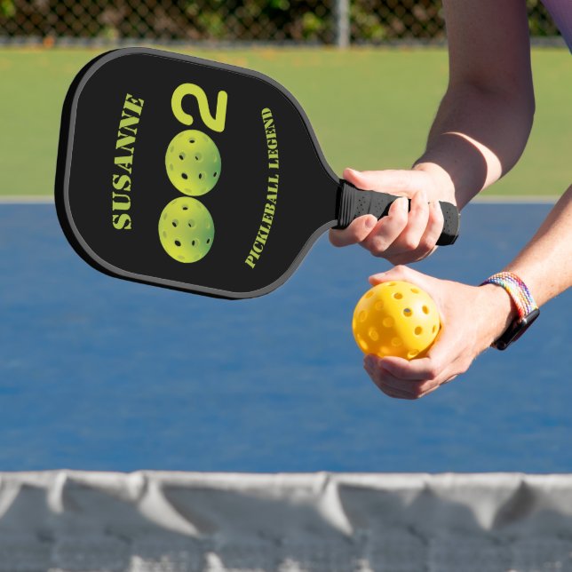 Individuelle Name, 002 Punkte Paddel Pickleball Schläger (InSitu)