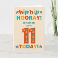 Individuelle Name 11. Geburtstag Angesagter Tag