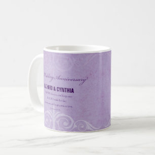 Individuelle Name, 50. Hochzeitstag bis Paar Tasse
