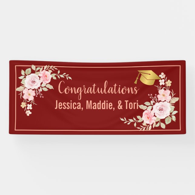 Individuelle Name Abschluss Banner (Horizontal)