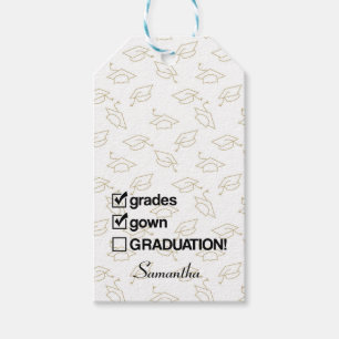Individuelle Name Abschluss-Geschenk Funny Absch Geschenkanhänger