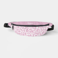 Individuelle Name Abstrakt Flora Girly Pink