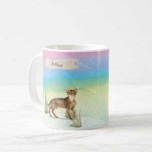 Individuelle Name Abyssinian Cat Pet Kaffeetasse