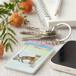 Individuelle Name Abyssinian Cat Pet Schlüsselanhänger