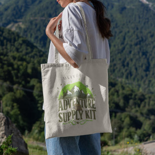 Individuelle Name Adventure Supply Kit - Spaß Tragetasche