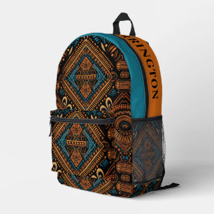 Individuelle Name African Pattern Bedruckter Rucksack