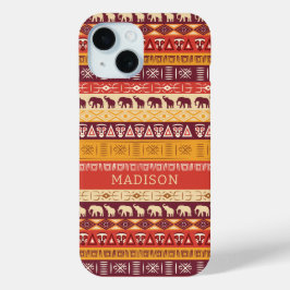 Individuelle Name African Pattern Case-Mate iPhone Hülle