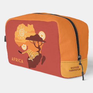 Individuelle Name Afrika Waschbeutel