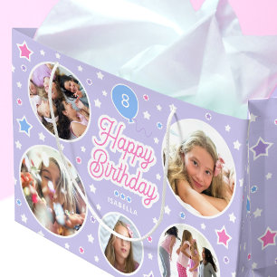 Individuelle Name Age Foto Collage Geburtstag Star Große Geschenktüte