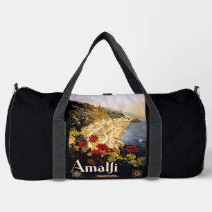 Individuelle Name Amalfi Italien Vintage Reise Duffle Bag