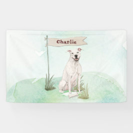 Individuelle Name American Staffordshire Terrier P Banner