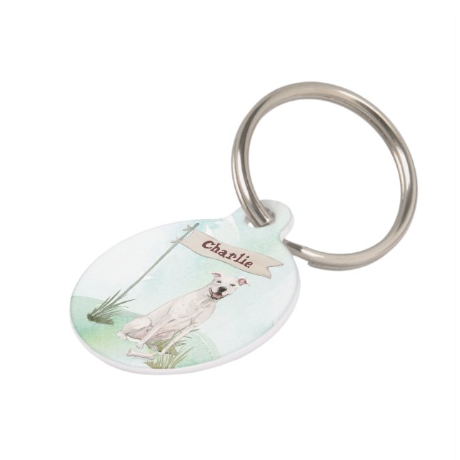 Individuelle Name American Staffordshire Terrier P Haustiermarke (Seite)