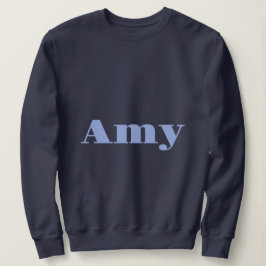 Individuelle Name Amy Blue Women's Sweatshirt