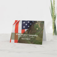 Individuelle Name Army Militär Soldat Beileid Hat