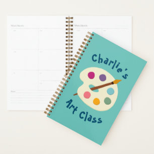 individuelle Name Art School Artist Creative Planer