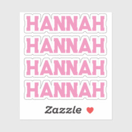 Individuelle Name-Aufkleber Aufkleber