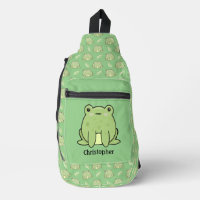 Individuelle Name aus Frosch und Leder