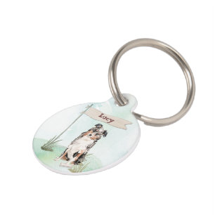 Individuelle Name Australian Shepherd Pet Dog Haustiermarke