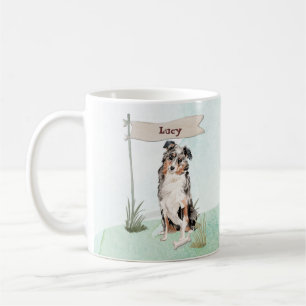 Individuelle Name Australian Shepherd Pet Dog Kaffeetasse