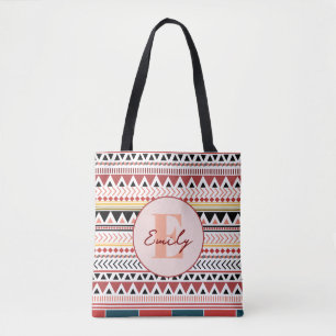 Individuelle Name Aztec Elegance Warmes, rotes eth