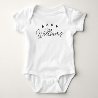 Individuelle Name Baby Bodysuit, Babygeschenk Strampler