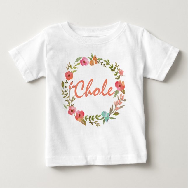 Individuelle Name Baby Girl T-shirt (Vorderseite)