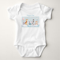 Individuelle Name Baby Zebra mit all seinen Freund