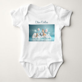 Individuelle Name Baby Zebra mit all seinen Freund Strampler