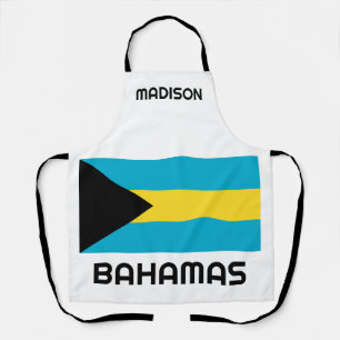 Individuelle Name Bahamas Flag Schürze
