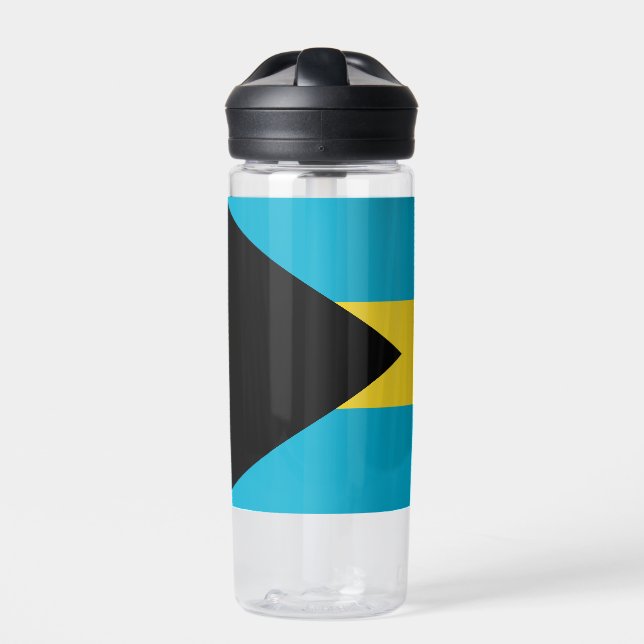 Individuelle Name Bahamas Flag Trinkflasche (Vorderseite)