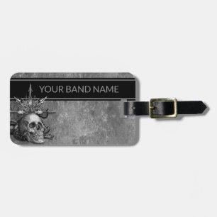Individuelle Name Band Merch Rock & Roll Metal Sku Gepäckanhänger
