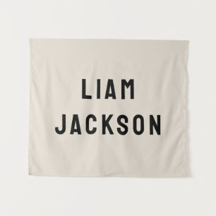 Individuelle Name Banner Personalisiertes Kinderzi Wandteppich
