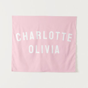 Individuelle Name Banner Personalisiertes Kinderzi Wandteppich
