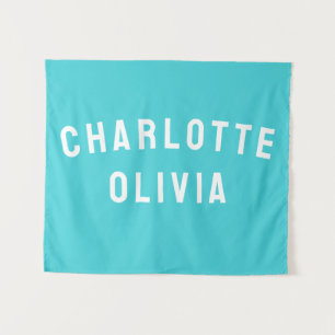 Individuelle Name Banner Personalisiertes Kinderzi Wandteppich