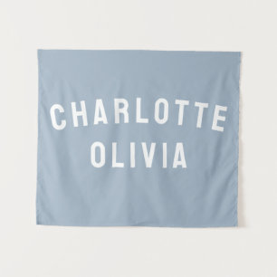 Individuelle Name Banner Personalisiertes Kinderzi Wandteppich