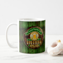 Individuelle Name Bar Irish Pub Sign St Patricks D Tasse