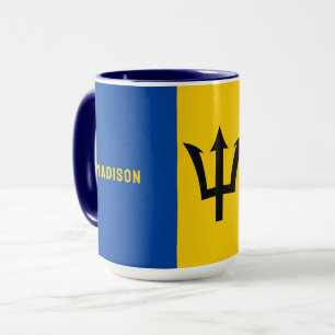 Individuelle Name Barbados Flag Tasse