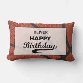 Individuelle Name Basketball Geburtstag Große Grun Lendenkissen