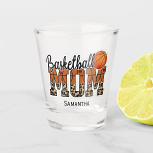 Individuelle Name Basketball Mama   Muttertag Schnapsglas