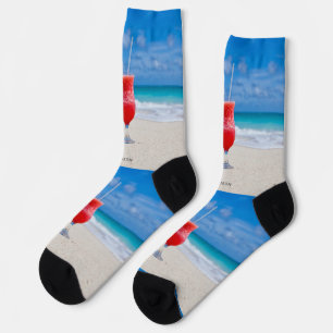 Individuelle Name Beach Coctail Socken