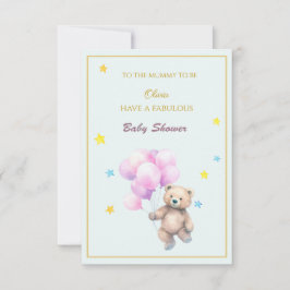 Individuelle Name Bear schwimmende Ballons Babydus