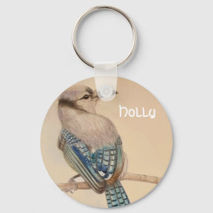Individuelle Name Beautiful Bird Key Ring Schlüsselanhänger