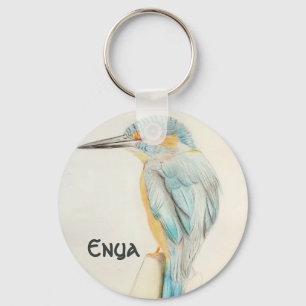 Individuelle Name Beautiful Bird Key Ring Schlüsselanhänger